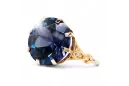 Original Vintage 14K Rose Gold Sapphire Ring Vintage Jewlery vrc073r