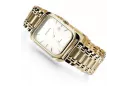 Montre Homme Rectangulaire en Or 14k, Quartz Italien