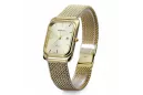 14k Gold Men's Rectangular Watch, Italian, 36.8mm
