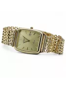 Reloj de Oro 14K para Hombre, Rectangular, Italiano