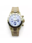 Gold men's watch Geneve ★ zlotychlopak.pl ★ Gold purity 585 333 Low Price!