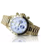 Gold men's watch Geneve ★ zlotychlopak.pl ★ Gold purity 585 333 Low Price!