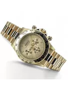 Gold men's watch Geneve ★ zlotychlopak.pl ★ Gold purity 585 333 Low Price!