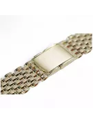 14K gold bracelet for a man's watch, Italian, 15 to 16cm