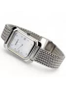 14K White Gold Square Women's Watch, lw003wdw&lbw003w