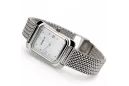 14K White Gold Square Women's Watch, lw003wdw