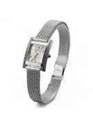 Γυναικείο ρολόι σε λευκόχρυσο 14k 585 Geneve lw035wds&lbw003w