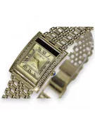 This is a 14K Geneva, Italian, zircon, gold watch