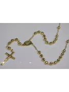Yellow rose gold rosary chain ★ russiangold.com ★ Gold 585 333 Low price