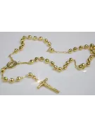 Yellow rose gold rosary chain ★ russiangold.com ★ Gold 585 333 Low price