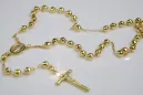 Yellow rose gold rosary chain ★ russiangold.com ★ Gold 585 333 Low price