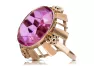 Ring Vintage Jewlery Amethyst Original Vintage 14K Rose Gold vrc043r