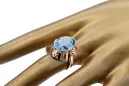 Ring Aquamarine Original Vintage 14K Rose Gold Vintage craft vrc043r