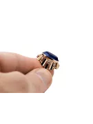 Ring Sapphire Original Vintage 14K Rose Gold Vintage craft vrc043r