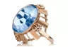 Ring Aquamarine Original Vintage 14K Rose Gold Vintage craft vrc043r