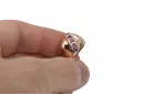Russian Soviet rose 14k 585 gold Alexandrite Ruby Emerald Sapphire Zircon ring  vrc078