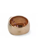 Ruso soviético rosa 14k 585 oro Alexandrite Ruby Esmeralda zafiro anillo Zircon vrc078
