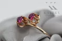 Ювелирное кольцо Александрит Оригинальный Винтаж 14K розовое золото vrc266r