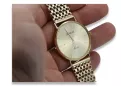 This is a 14K Geneve gold watch for men, Japanese quartz, 34mm