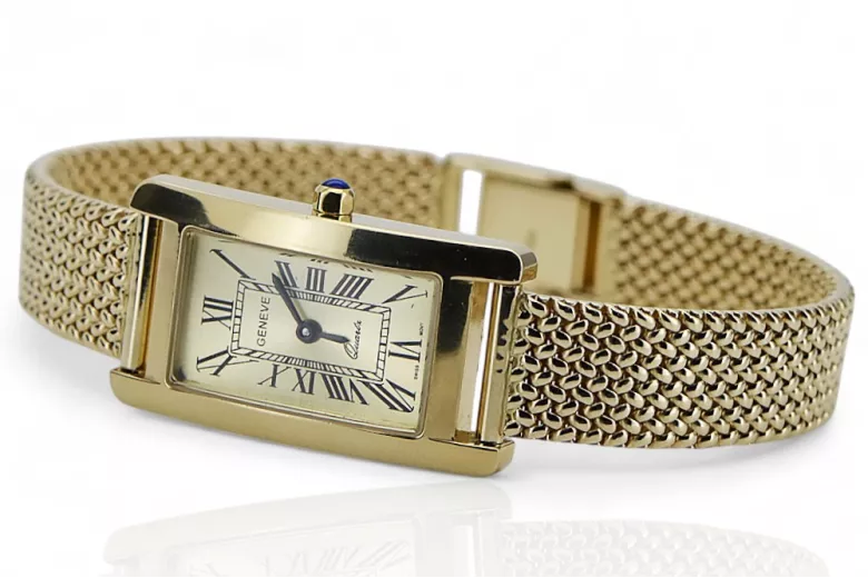 Montre hommes d'or Geneve ★ https://zlotychlopak.pl/fr/ ★ Pureté d'or 585 333 Low Price!
