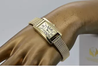 Gold men's watch Geneve ★ zlotychlopak.pl ★ Gold purity 585 333 Low Price!