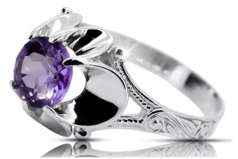 Russische sowjetische Rose 14 Karat 585 Gold Alexandrit Rubin Smaragd Saphir Zirkon Ring vrc014