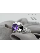 Ruso soviético rosa 14k 585 oro Alejandrita Rubí Esmeralda Zafiro Circón anillo vrc014