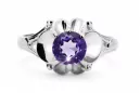 Inel sovietic rusesc din aur 585 trandafir 14k alexandrit rubin smarald safir zircon vrc014