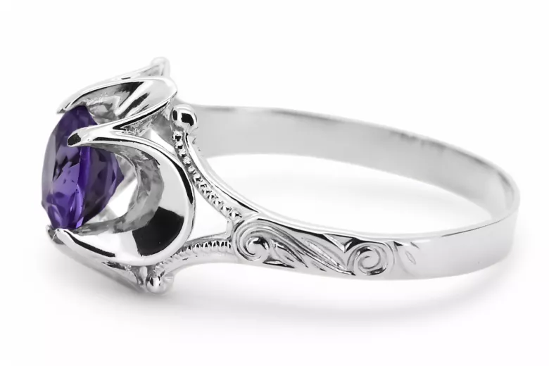 Inel sovietic rusesc din aur 585 trandafir 14k alexandrit rubin smarald safir zircon vrc014