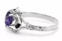 Russian Soviet rose 14k 585 gold Alexandrite Ruby Emerald Sapphire Zircon ring  vrc014