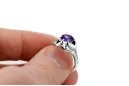 Russian Soviet rose 14k 585 gold Alexandrite Ruby Emerald Sapphire Zircon ring  vrc014