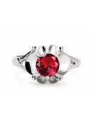 Anillo Vintage Rubí Plata de ley 925 vrc377s