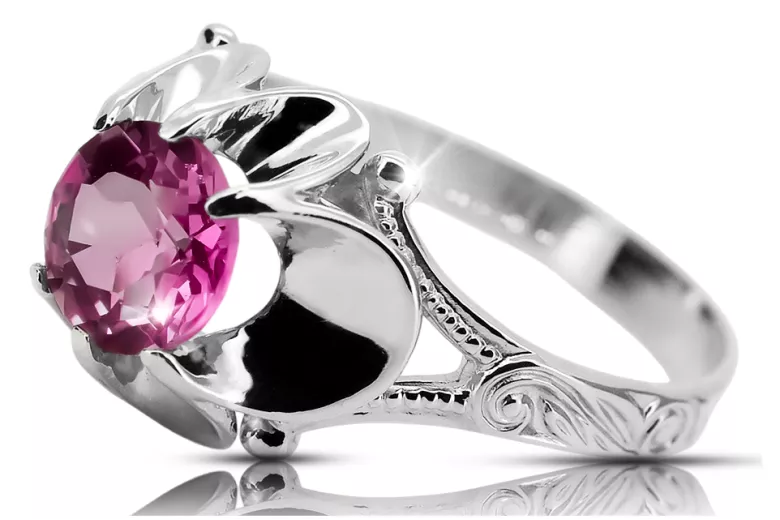 Vintage Ring Amethyst Sterling silver 925 vrc377s
