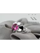 Vintage Ring Amethyst Sterling silver 925 vrc377s