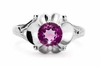 Ring Vintage Amethyst Sterling Silber 925 vrc377s