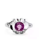 Vintage Ring Amethyst Sterling silver 925 vrc377s