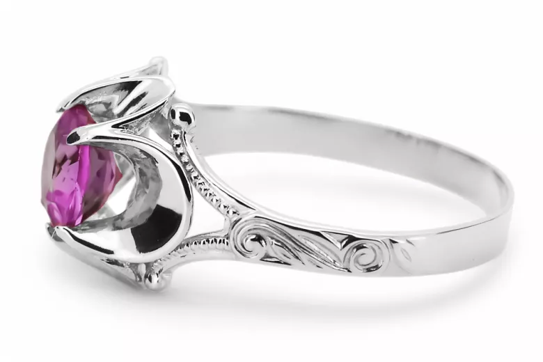 Vintage Ring Amethyst Sterling silver 925 vrc377s