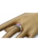 Vintage Ring Amethyst Sterling silver 925 vrc377s