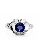 Vintage Ring Saphir Sterling Silber 925 vrc377s