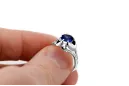 Inel Stil Vintage Safir Lira sterlină de argint 925 vrc377s
