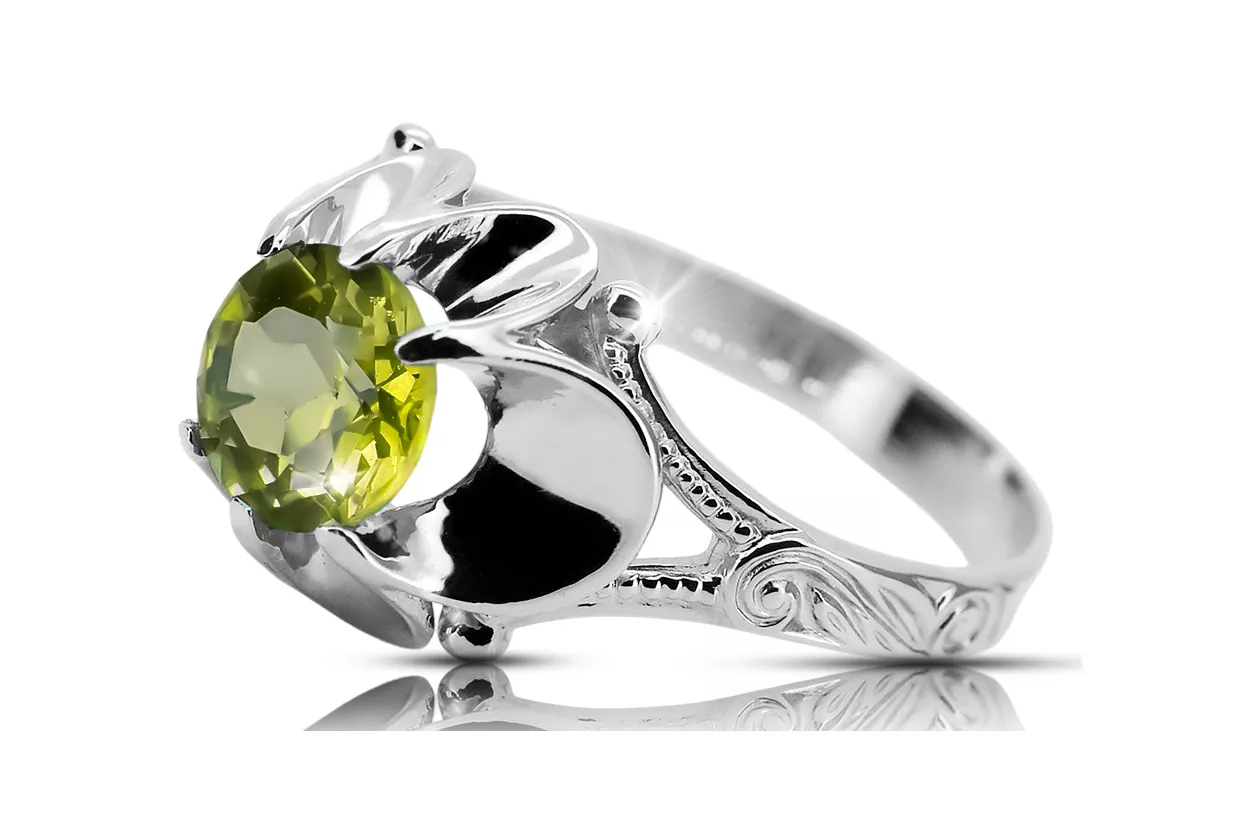 Vintage Jewlery Ring Yellow Peridot Sterling silver 925 vrc377s Vintage Jewlery Ring Yellow Peridot Sterling silver 925 vrc377s