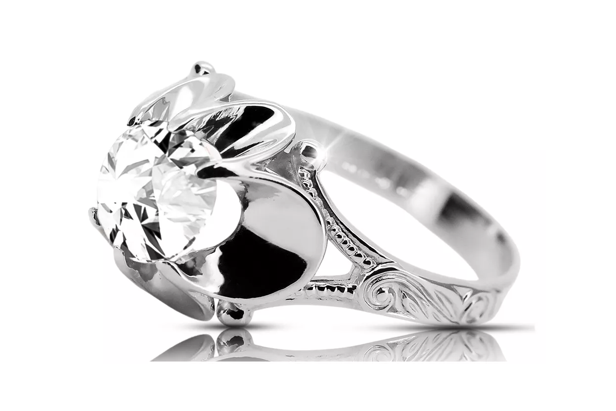 Zircon Sterling silver 925 Ring Vintage Jewlery vrc377s Zircon Sterling silver 925 Ring Vintage Jewlery vrc377s