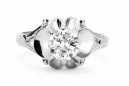Zircon Sterling silver 925 Ring Vintage Jewlery vrc377s