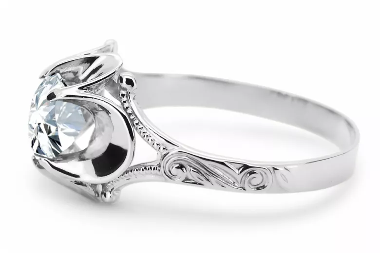Zircon Sterling silver 925 Ring Vintage Jewlery vrc377s