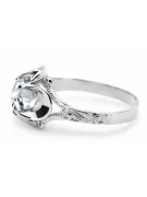 Zircon Sterling silver 925 Ring Vintage Jewlery vrc377s
