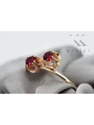Ruby Original Vintage 14K Rose Gold Ring Vintage craft vrc266r
