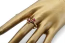 Ruby Original Vintage 14K Rose Gold Ring Vintage craft vrc266r