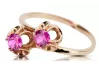 Original Vintage 14K Rose Gold Amethyst Ring Vintage style vrc266r
