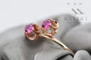 Original Vintage 14K Rose Gold Amethyst Ring Vintage style vrc266r