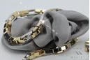 Dviejų spalvų 14k Gold unikali inkaro grandinėlė naujas modelis Puikus! cc044yw